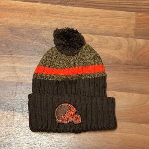 Cleveland Browns NFL Pom-Pom Beanie